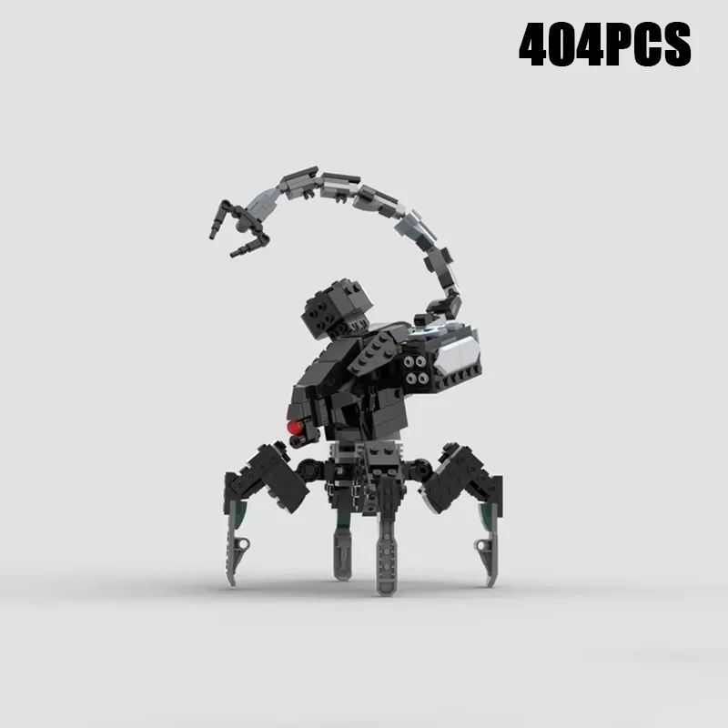 

Конструктор Moc Horizon Zero Dawned, робот, Боевая машина, игра Scarab, фигурки, модели, кирпичи, игрушки, подарок для детей