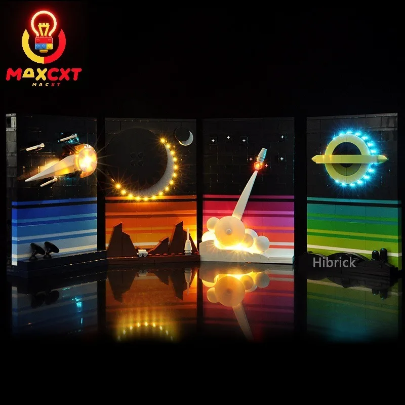 

MAXCXT LED Light Set For LEGO 21340 Tales of the Space Age DIY Decorative Lamp （Not Include Lego Building Blocks Set）