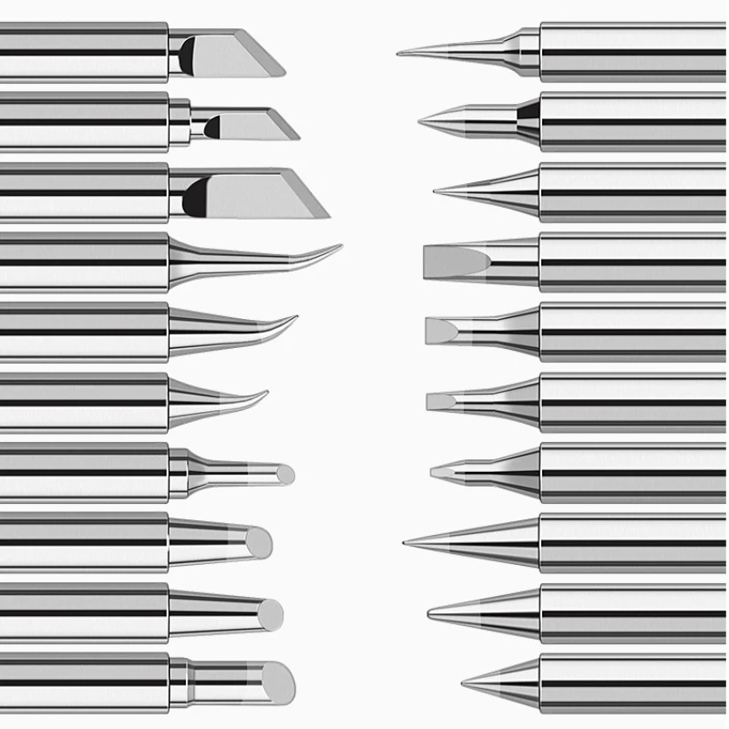 T12-K KU B2 BC2 C4 C1 I ILS JL02 D24 KF T12 Series Electric Soldering Iron Tips For Hakko fx951 STC DIY Soldering Station Kits