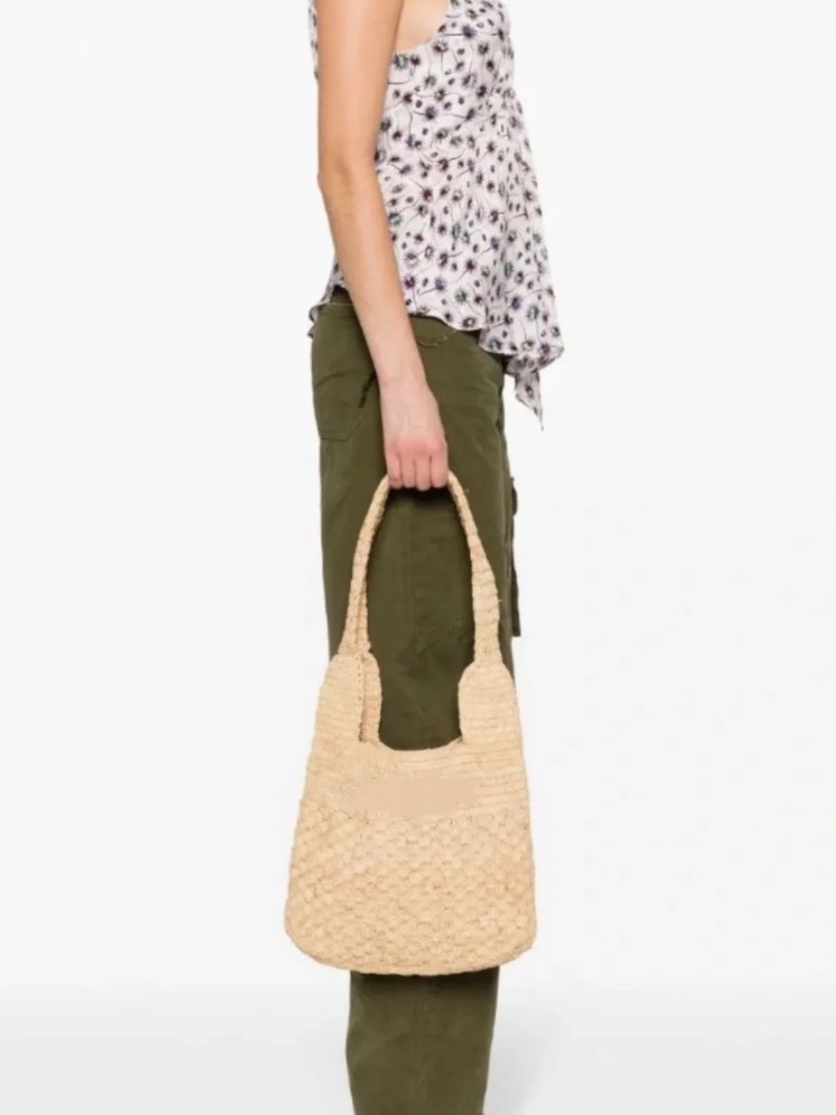 

Hanrted St Weaving Bag 2024 Summer Travel Casual Faion Single oulder Handbag Embroidery Design Vintage Artistic Sle