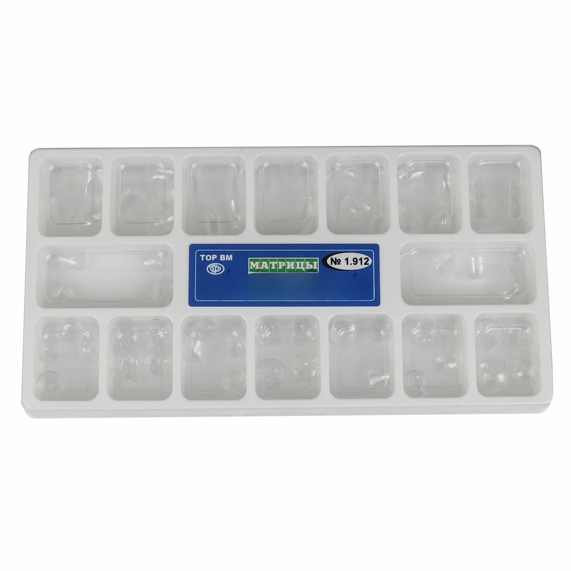 

1pc Hot Sales Clear/Transparent Temporary Crown Dentals Use 64 PC Matrixs Matrices Tor Original