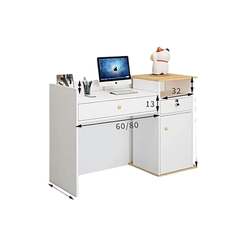 Design Counter Reception Desks Stylish White Coffee Cashier Reception Desks Modern Luxury Mostrador Negocio Bar Furniture