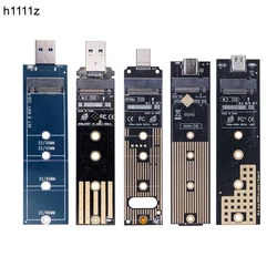 M.2 to USB 3.0 TYPE C Riser Board Converter Adapter NGFF B+M Key 6Gbps M.2 NVME M Key 10Gbps Card for 2230 2240 2260 2280 M2 SSD