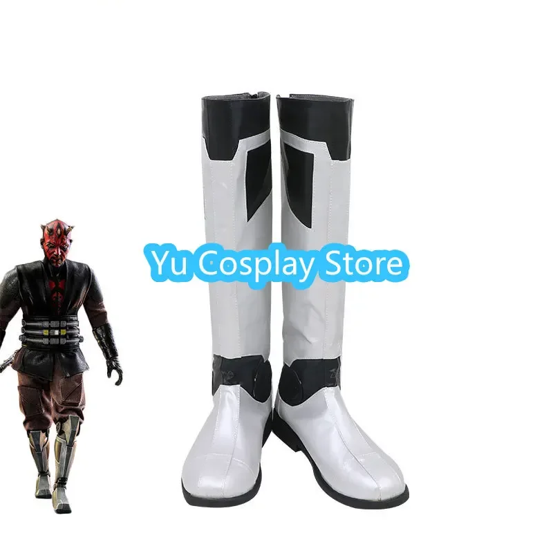 

Yu-Cosplay Darth Maul Cosplay Shoes Halloween Carnival Boots Anime PU Leather Shoes Cosplay Props Custom Made