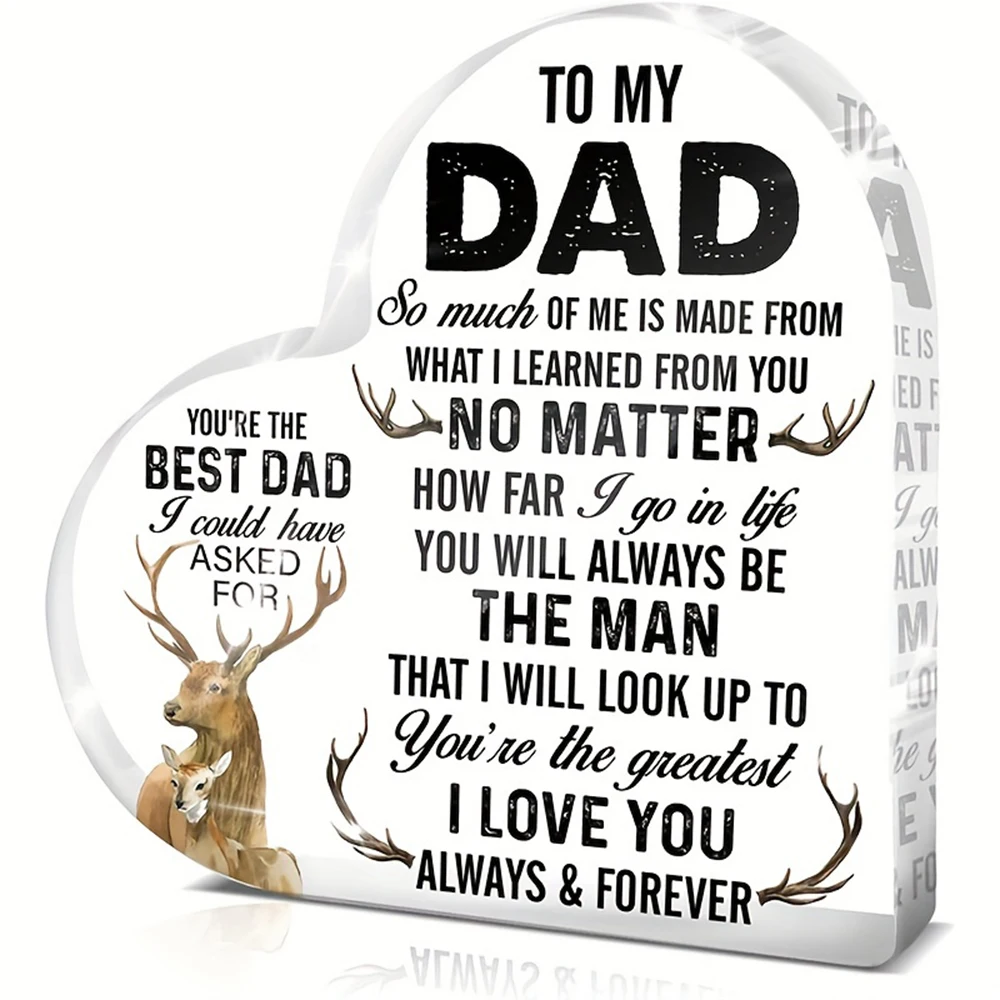 1 pieza, Regalos para papá de parte de su hija o hijo, Regalos para papá, Para mi papá, te amo, Regalo del Día del Padre