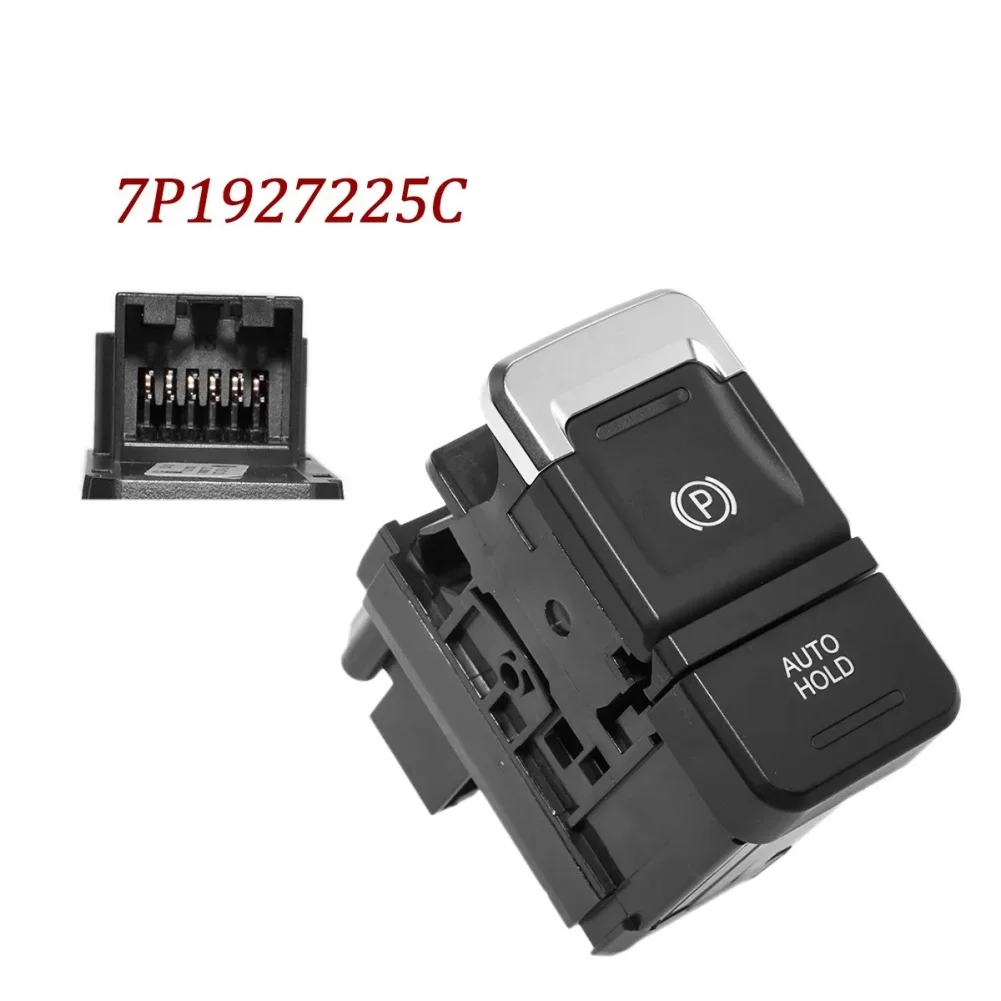 Electronic Parking Button Parking Brake Switch Robust Parking Brake Button Automotive Interior Sticker Easy Installation