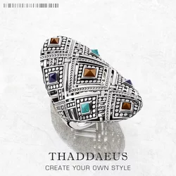 Ethnic Ornaments Ring,Europe Fashion Good Jewerly For Women Spring New  Bohemia Gift In 925 Sterling Silver,Super Deals