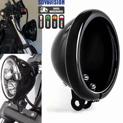 Harley Dyna FXD Sportster XL1200 XL833 맞춤형 오토바이 스틸 5-3/4