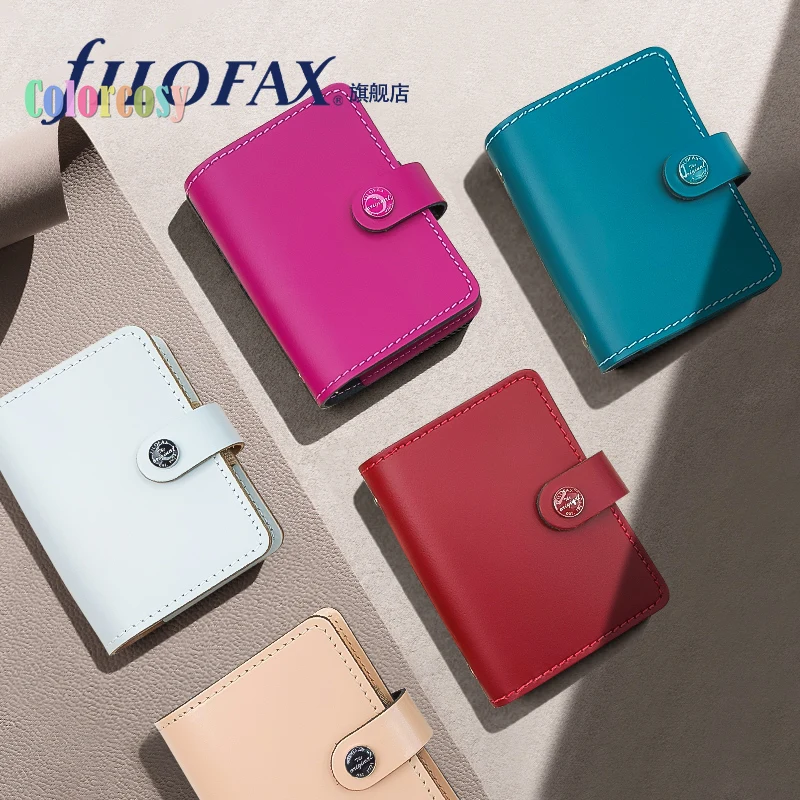 Filofax A8 Mini Leather Refillable Notebook – Najlepszy Planer do Długi Przezroczystości i Minimalizmu
