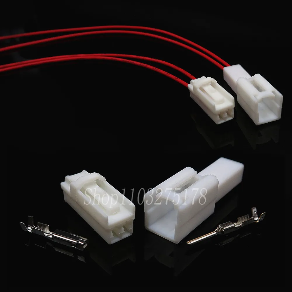1 Set 2 Pin 7183-8049 Automotive Cable Connector Speaker Plug Wire Harness Socket