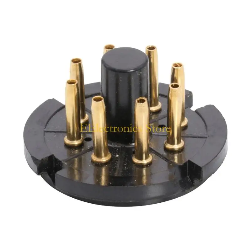 B03C Multipurpose 8Pin Bakelite Tube Base Secure Easy Installation for Sound Equipment Projects
