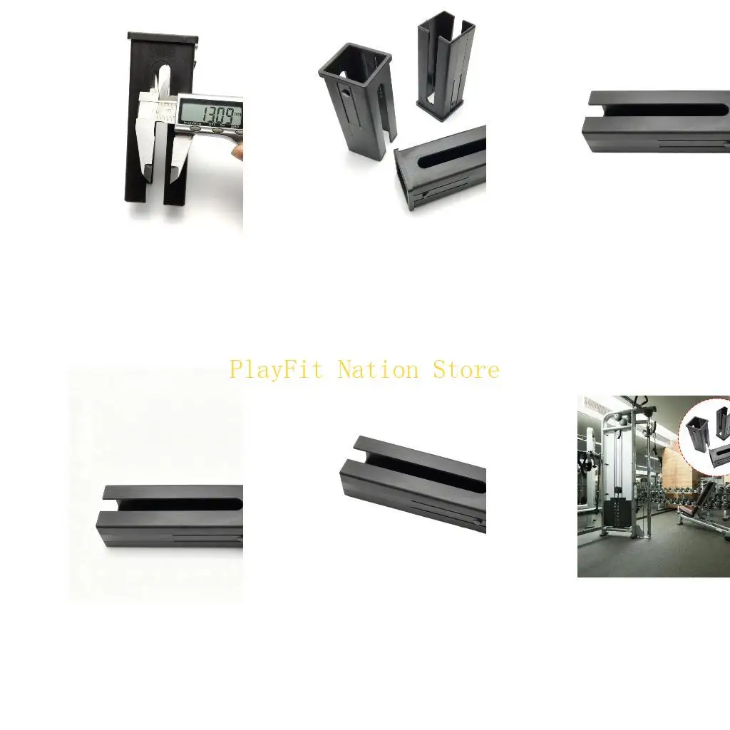 

242F Variable Diameter Plastic Square Tube Sleeve NonSlip Fitness Tube Sleeve Universal Gym Equipment Accessories Enduring