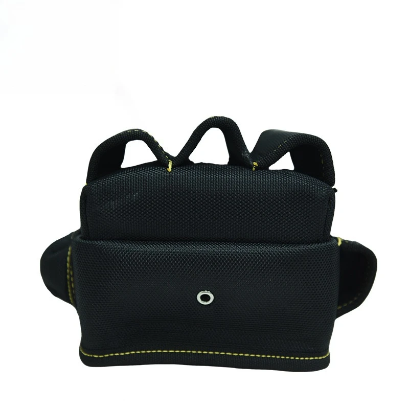2025 New Tool Pouch，2-Pouches and 3 Screwdriver Loops Construction, Heavy-Duty Tool Bag with Adjustable Belt for Electrici
