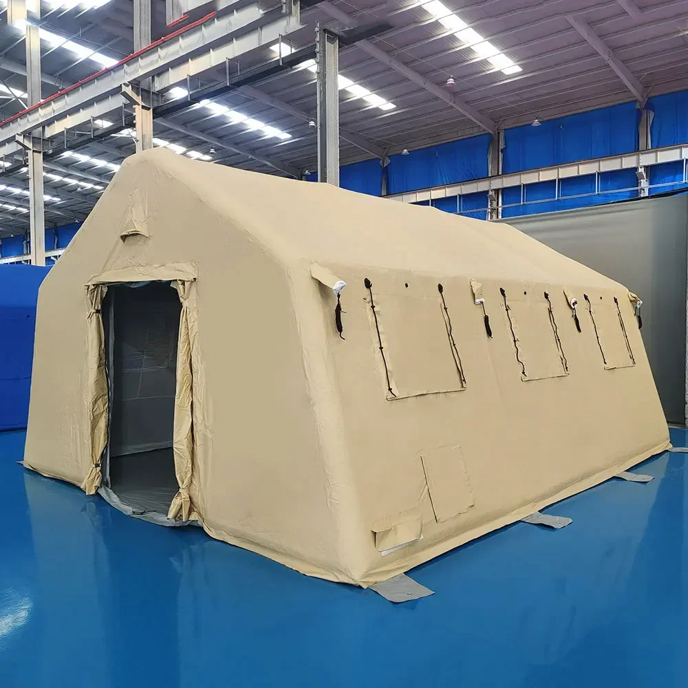 Tenda a pressione gonfiabile di emergenza in PVC ermetico di primo soccorso di salvataggio medico in caso di catastrofe, costruzione, decontaminazione, disinfettante