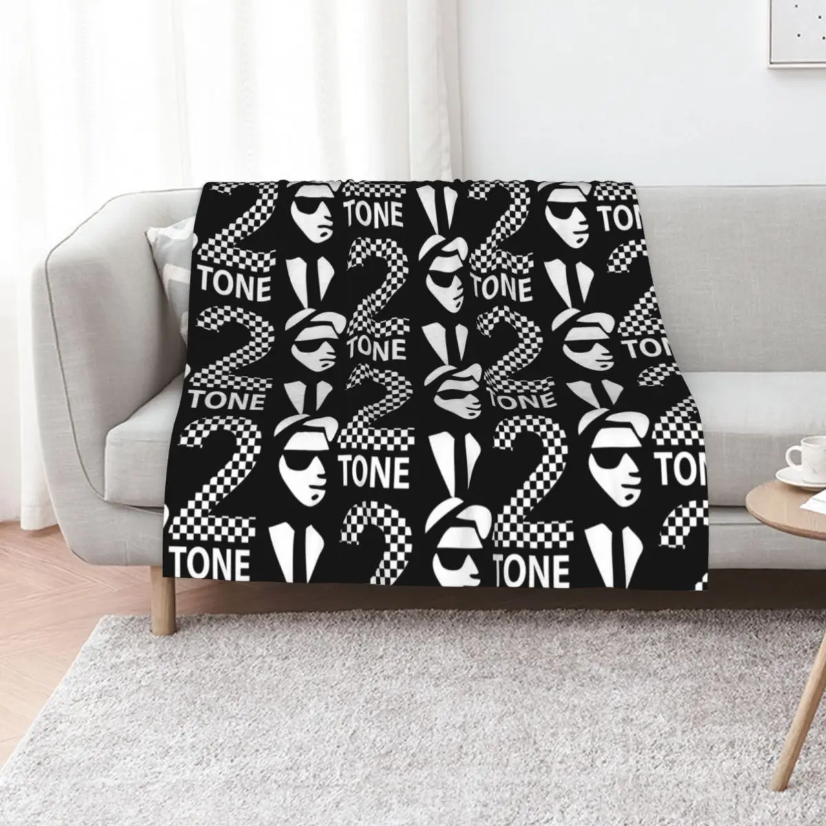 The Specials 2 Tone | Rude Boy Two Tone Ska 2 Music Records Throw Blanket christmas gifts Flannels Soft Picnic Weighted Blankets