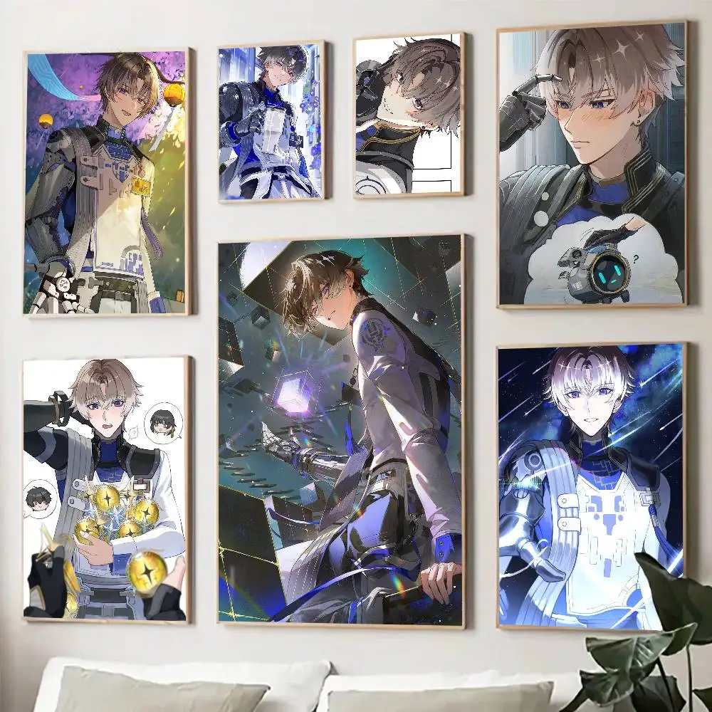 Xiangli Yao Anime Game W-Wuthering Waves Posters Living Room Bar Cafe Quality Canvas Vintage Style Comics Painting Art Home Wall