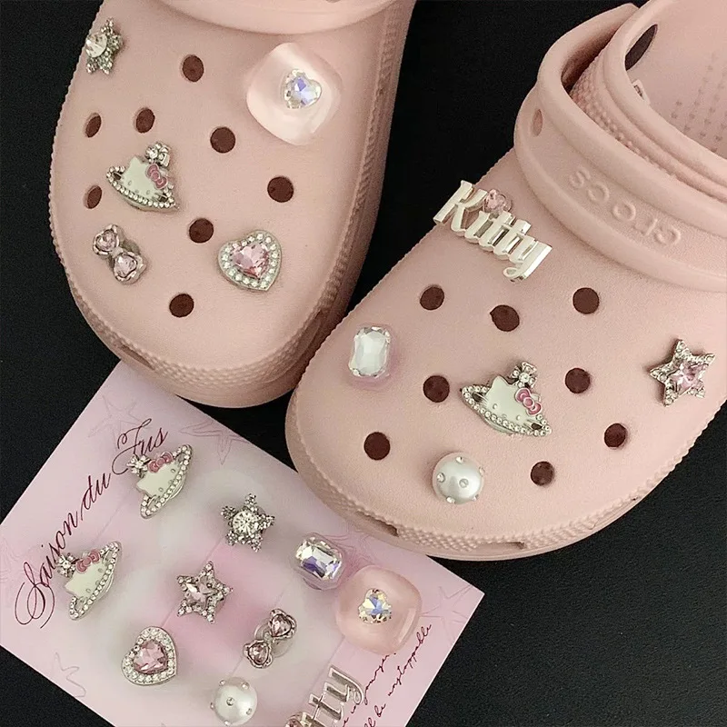 

1 Set Anime Figure Shoes Set Transparent Color Cartoon Animie Removable Shoe Buckles Xmas Gifts