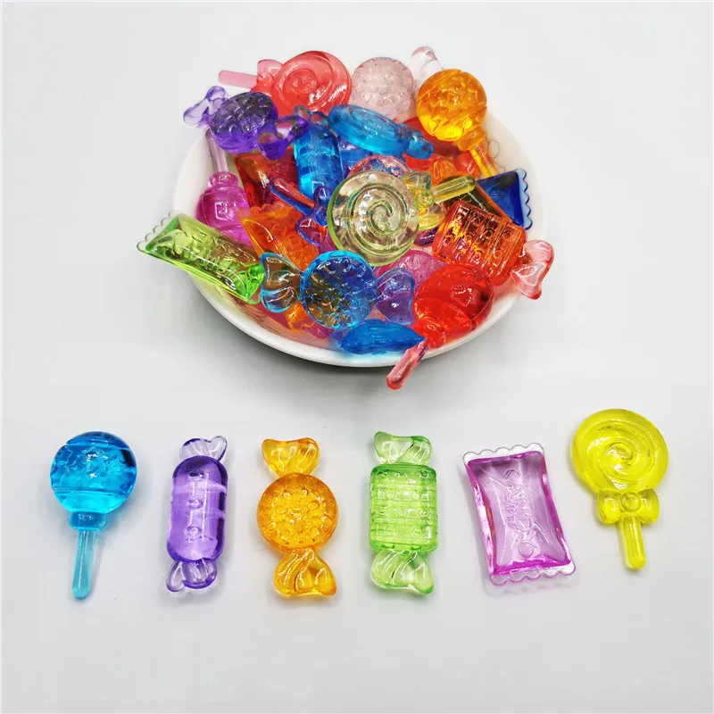 Camal 10pcs Acrylic 35/40mm Colorful Candy Beads Cute Toy  Kids Birthday Party Favors Guest Gift School Prizes Goodie Bag Filler