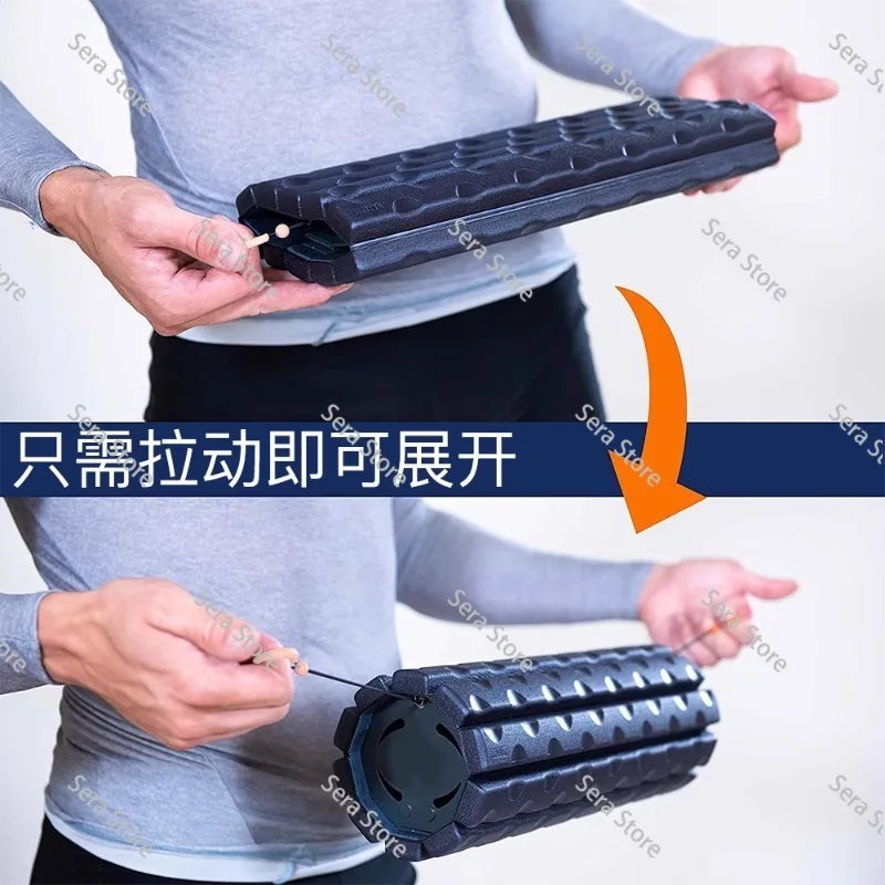 Foldable Small Portable Travel Foam Roller for Muscle Recovery