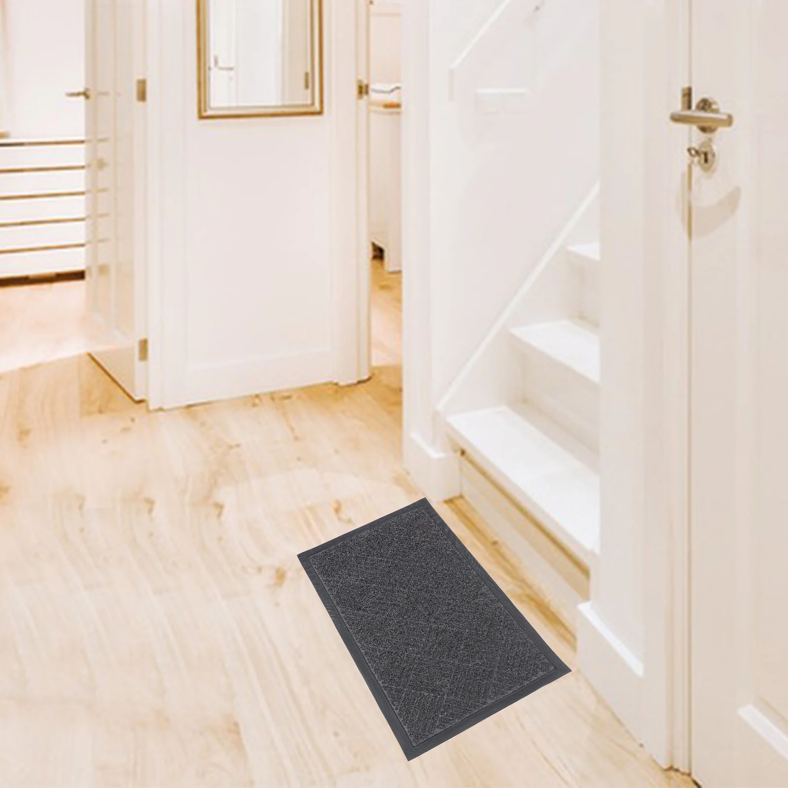 

Indoor Door Mat Non-Slip for Entryway Water Absorption Easy Clean Floor Rug Home Entrance Kitchen Patio Porch Washable Door Mat