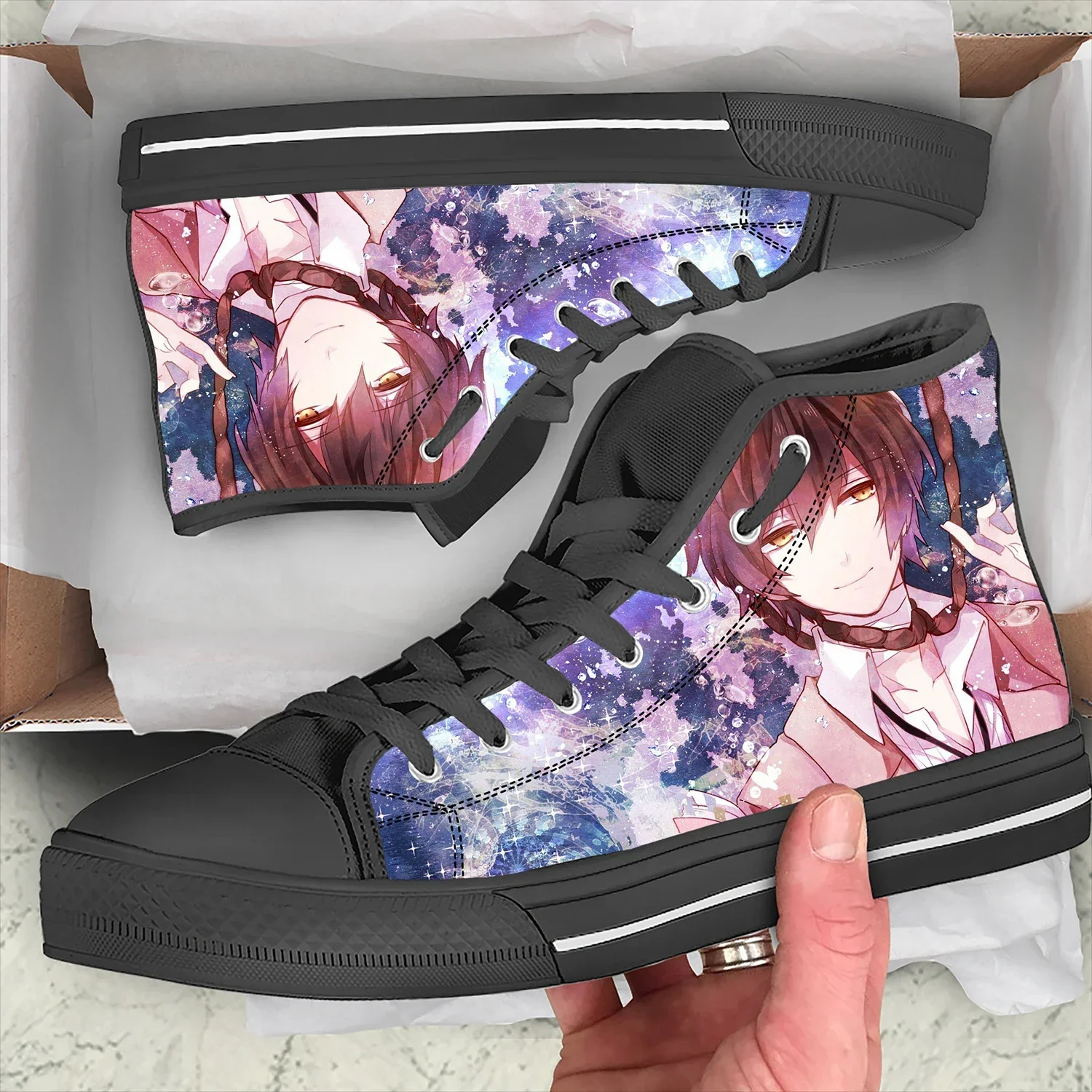 

Летние кроссовки в стиле аниме Dazai Osamu, забавные спортивные классические кроссовки для бега, повседневные дышащие легкие кроссовки для мужчин и женщин, модные кроссовки с 3D принтом