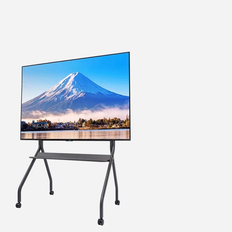 

Мобильный сверхмощный держатель тележки для 55 100-дюймовых мониторов на колесах