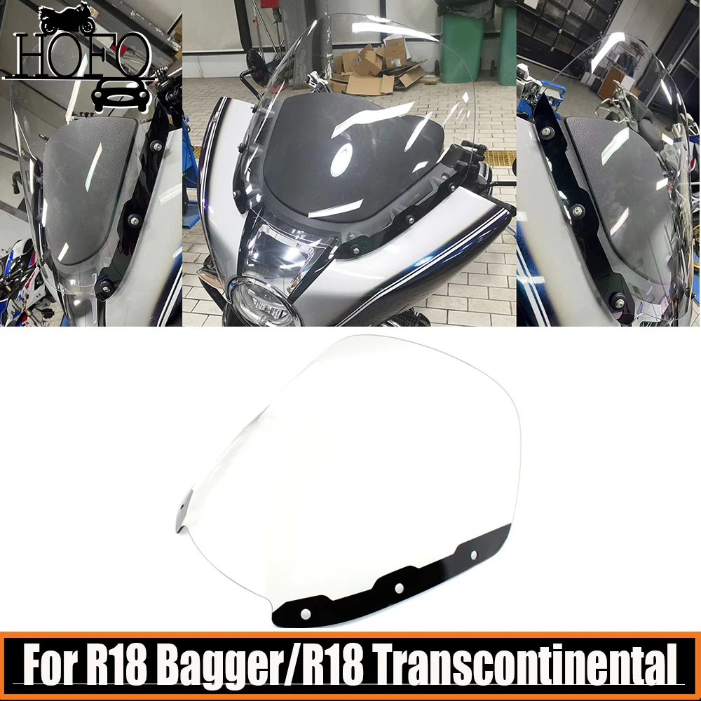 

For R18 Bagger/ R 18 Transcontinental High Quality Acrylic Motorcycle Windscreen Windshield Cover Airflow Deflectors