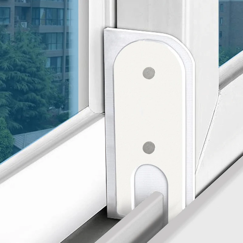 4Pcs/set Plastic Steel Aluminum Alloy Windproof Block Sliding Door Window Sealing Block Soundproof Push-pull Window Accessories