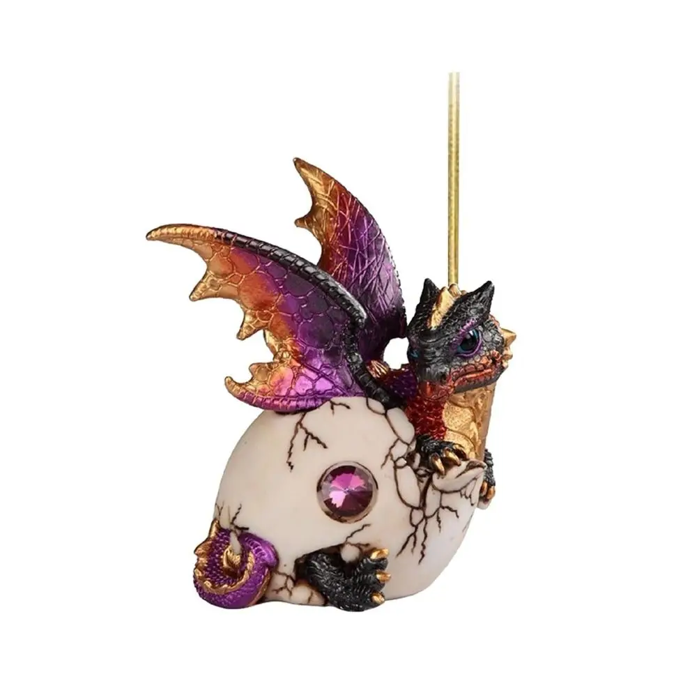 

2D Christmas Dragon Egg Pendant Dragon Egg Cartoon Dragon Baby Hanging Ornament Acrylic Crafts Eye-Catching Acrylic Flat Pendant