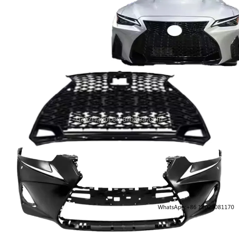 

Front Bumper Retrofit 20014-2021 for Lexus Is Body Kit Grille Facelift Modification Air Intake Grille Exterior Accessories
