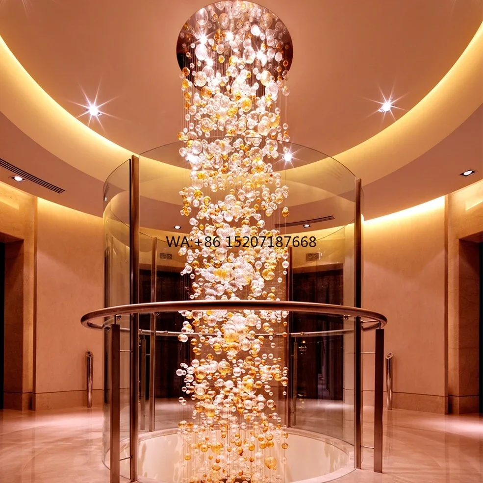 Modern  Classic Home Decor Round Led Bubble Ball Modern Glass  Light