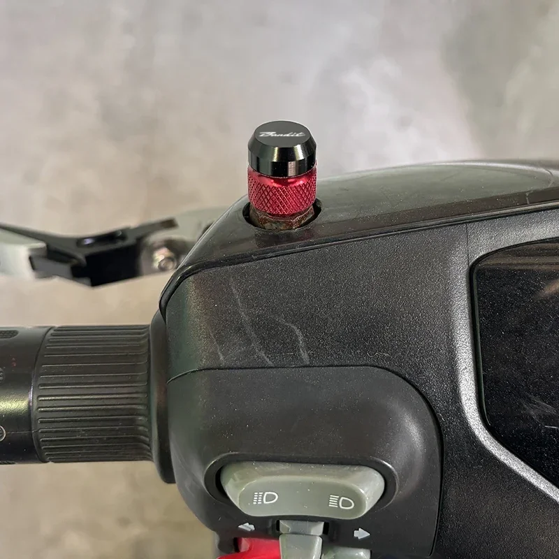 Parafusos de alumínio para motocicleta m10 * 1.25, tampa de buraco de espelho para suzuki gsf 250 600 600s 650 650s 650n 1200 1250 bandit 650s