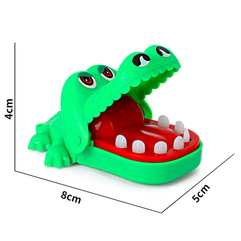 2021 Novelty Practical Toy Large Crocodile Mouth Dentist Biting Finger Jokes Toys Funny Family Games Gift For Children