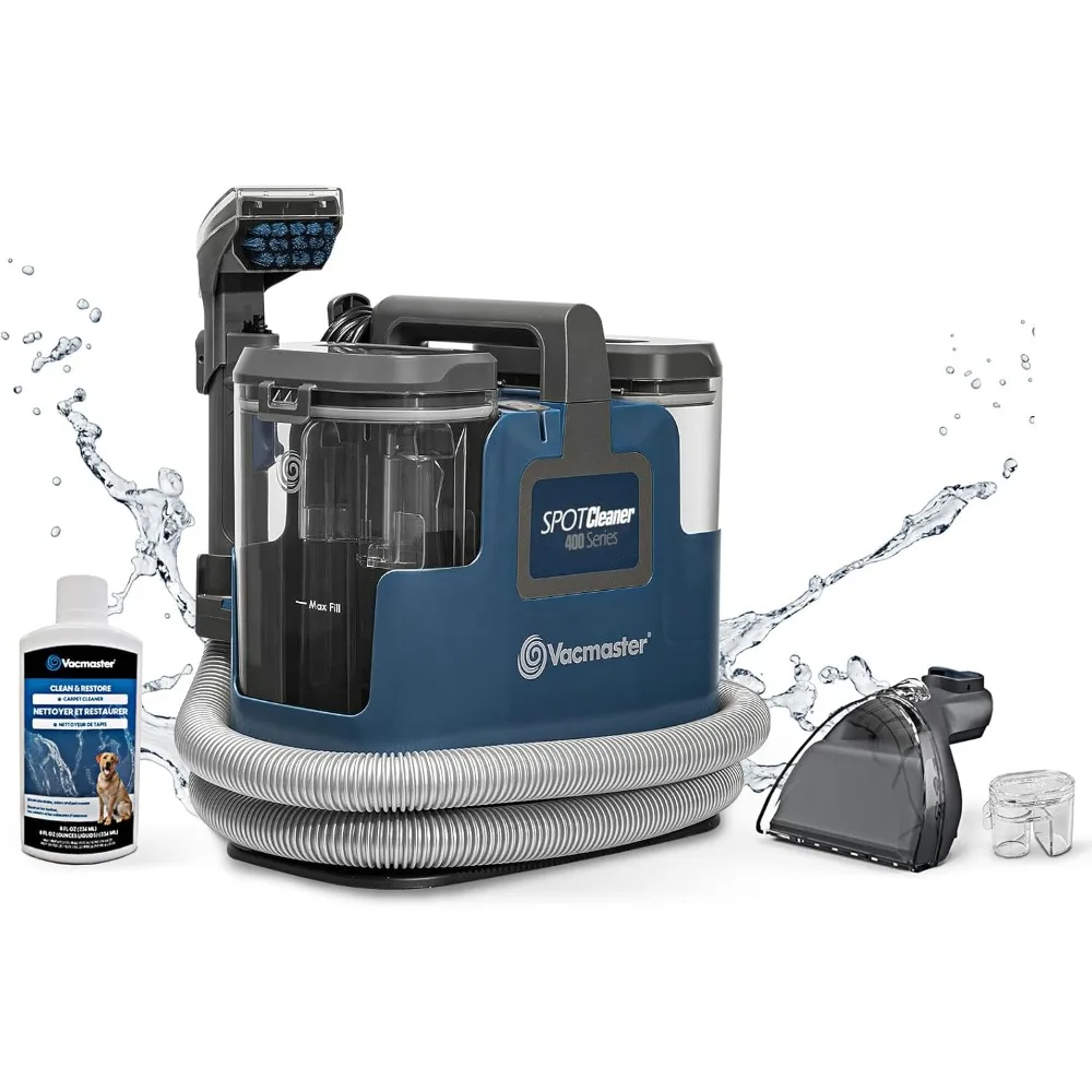 

Portable Carpet & Upholstery Spot Cleaner Machine, 15Kpa Power Suction with Versatile Tools for Pets, Area Rugs and Couches