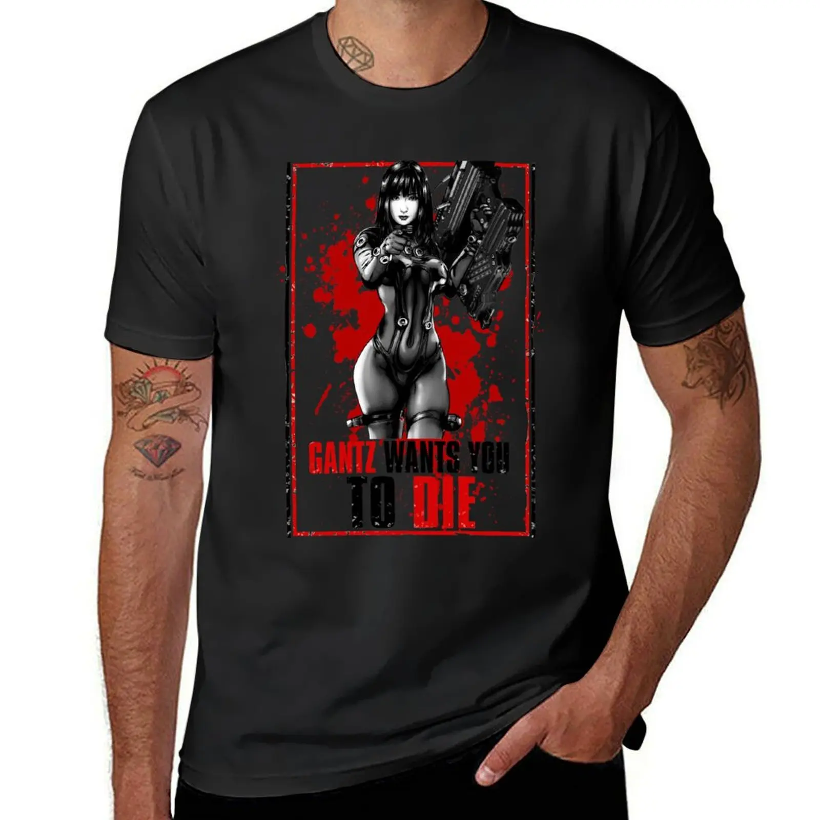 

Gantz needs fresh blood T-Shirt Aesthetic clothing blanks oversized t shirt men