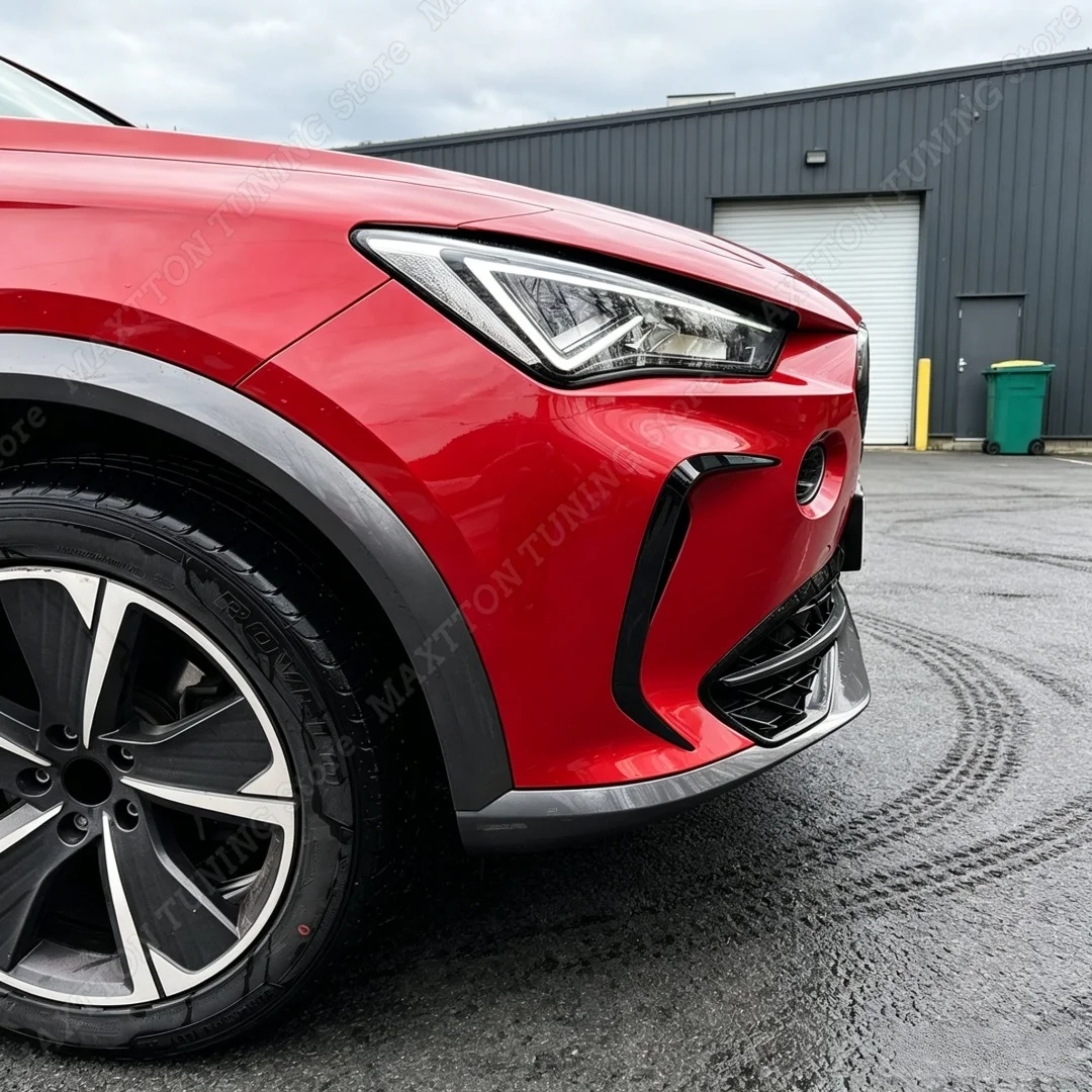 Für Cupra Formentor MK1 TSI VZ VZ3 E-Hybrid 2020-2024 Pre-LCI Frontstoßstange Lufteinlass-Canards Spoiler Splitter Seitenmesser Karosserie-Kit – Detail 7