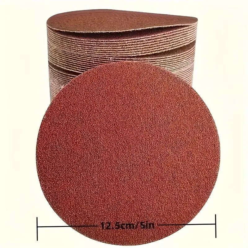 15/60Pcs Sheet 5 Inch Premium Sandpaper Set - 60 to 1000 Grain Size for High Efficiency Polishing of Metals, Wood and Non-Metals