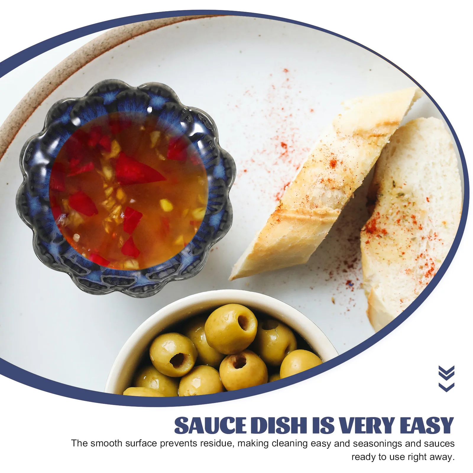 

4 шт. компактные керамические миски для макания, посуда для соуса, штабелируемые для экономии места, домашняя кухня, кемпинг, пикник, миски для макания