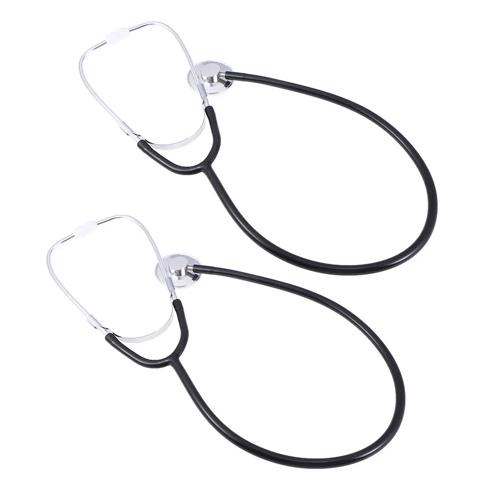 2pcs Portable Stethoscope For Medical Student Nurse Training Tool Kids Learning Hospital Equipment Heart Lung Sound Detection - Image 2