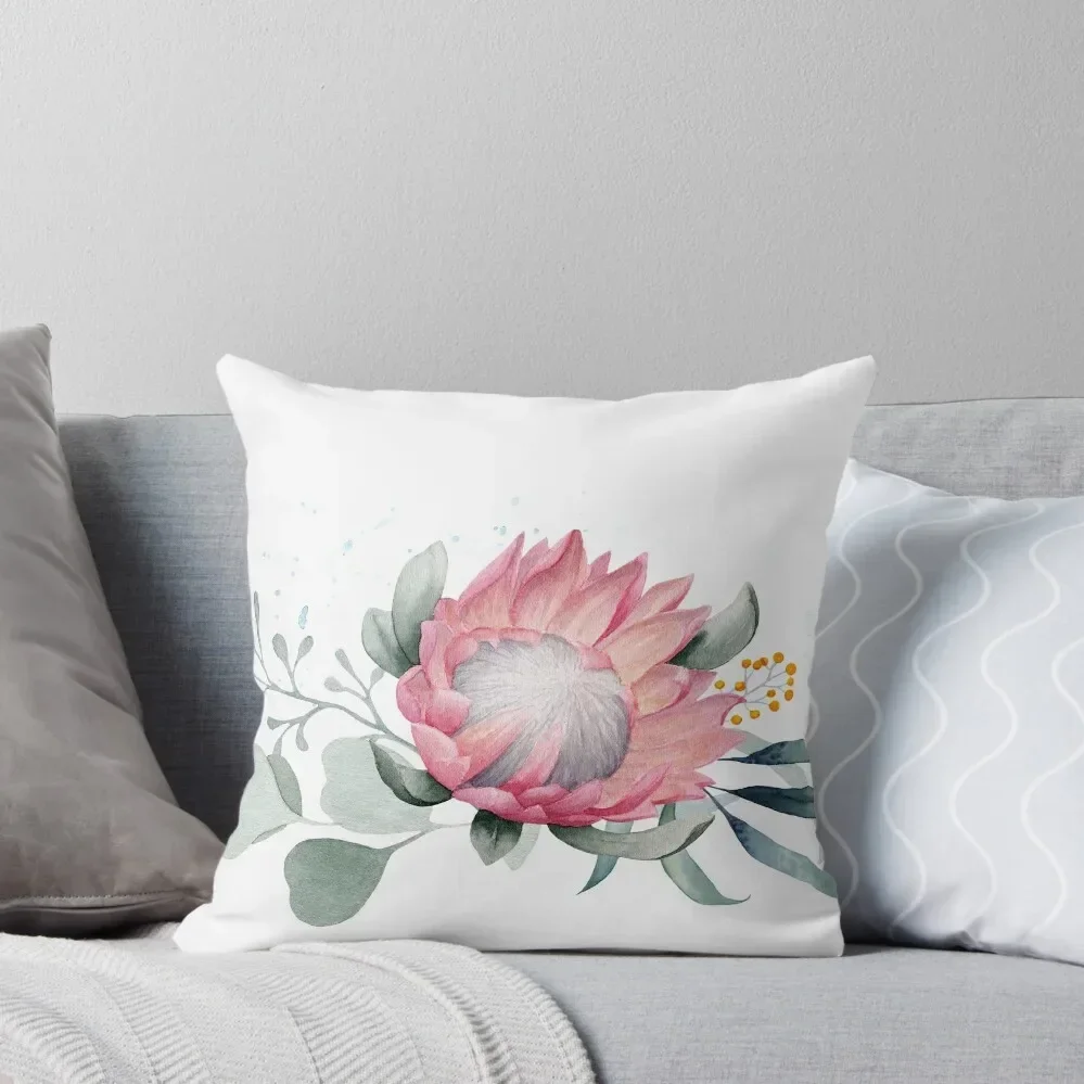 Protea Posy Throw Pillow Decorative Cushion Cover Cushions For Decorative Sofa Pillow