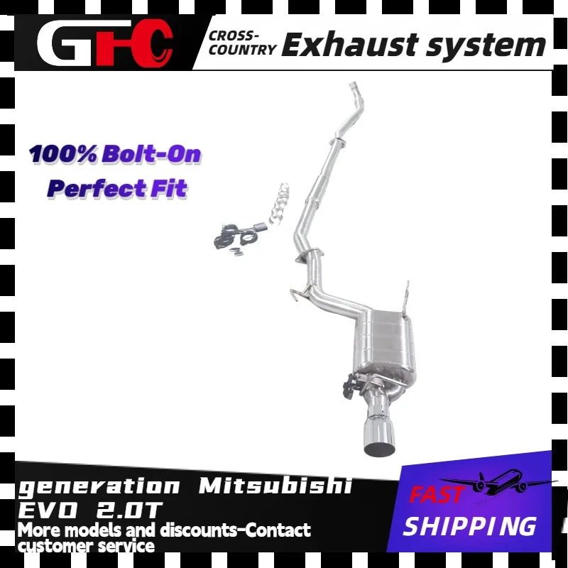 

Catback exhaust system high-performance exhaust pipe Electronic valve muffler for 7th/8th/9th generation Mitsubishi EVO 2.0T