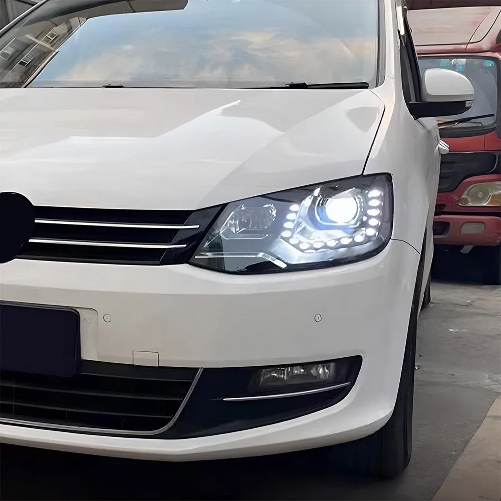 

Auto Headlights Assembly For VW Sharan 2012-2018 LED Car Front Lamps Upgrade High Configure Projector Lens Style Accessories