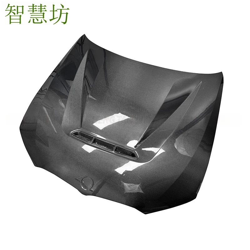 

Suitable For BMW 3 Series G20 G28, Modified To CS Style Carbon Fiber Engine Hood, Car Front Cover Exterior Accessories