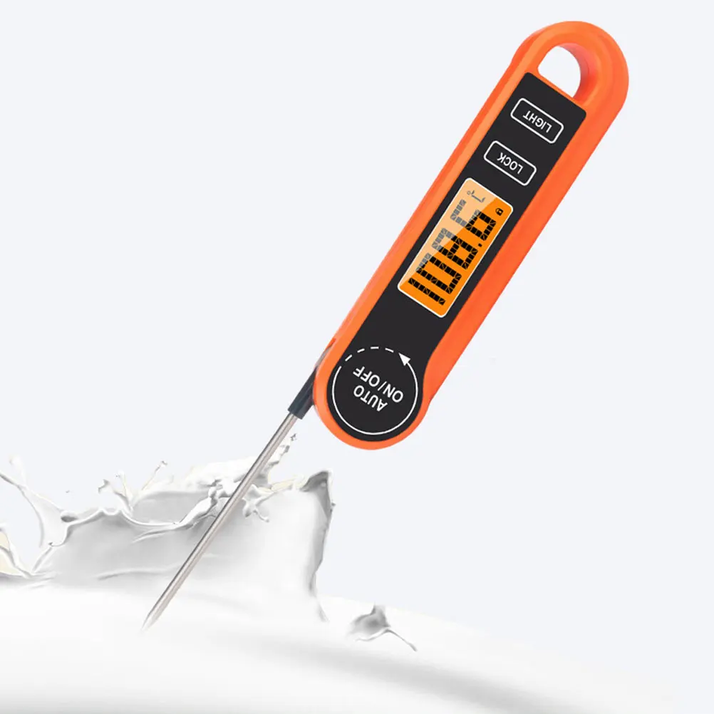 

Bbq Thermometer Digital Folding Waterproof Probe Portable Kitchen Cooking Thermometer Meat Temperature Gauge Grill Tool