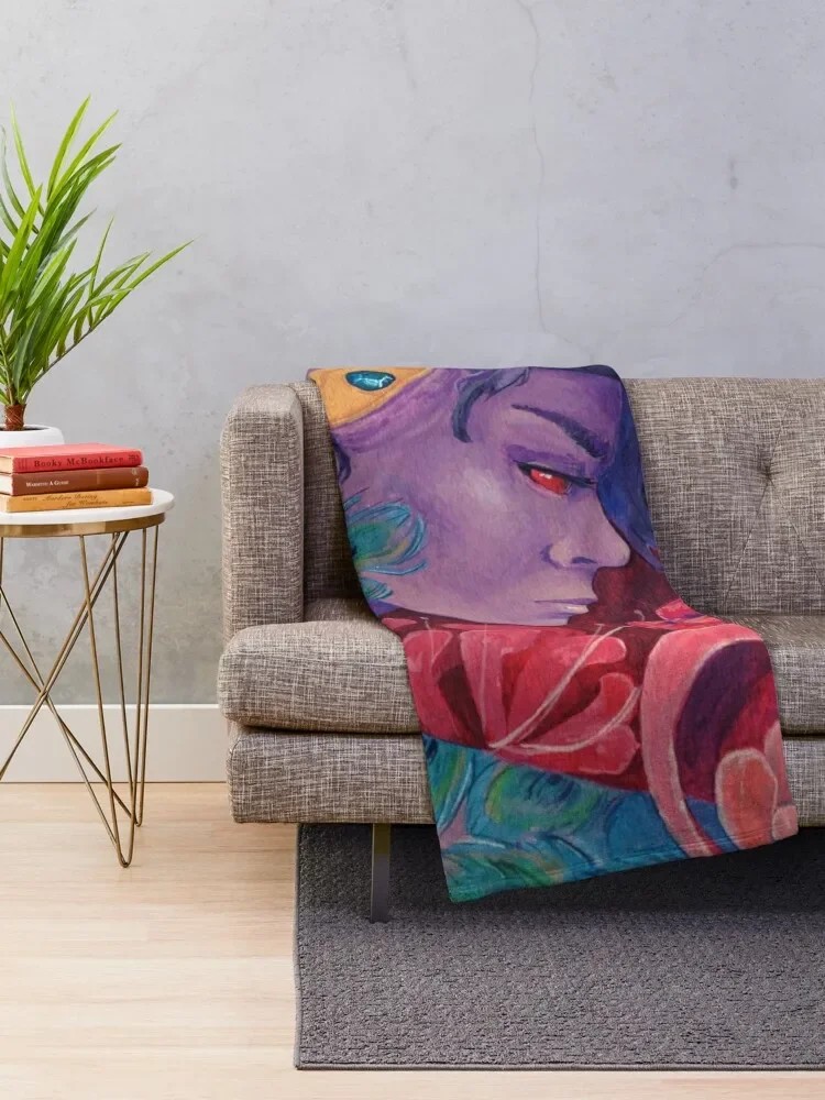 Mollymauk Tealeaf - Eyes Never Shut Throw Blanket cosplay anime Decorative Sofa Luxury Throw heavy to sleep Blankets