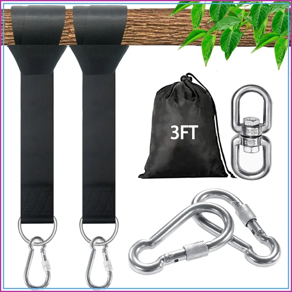 

Adjustable Tree Swing Straps - 3FT/8FT/15FT/20FT/30FT, Holds Up to 5000lbs, Easy Install for All Swings & Hammocks
