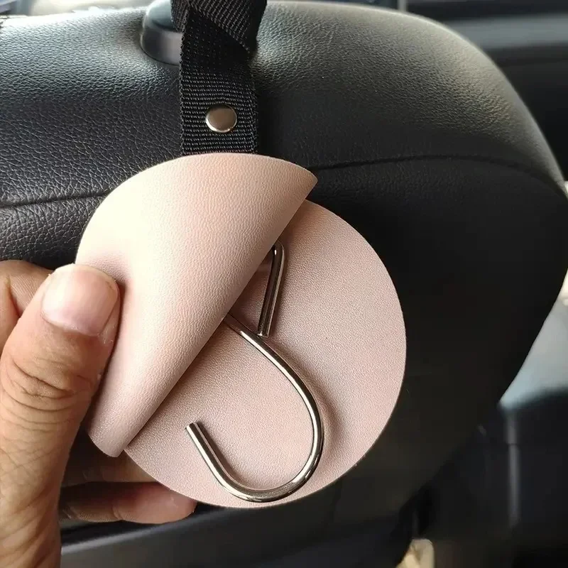 Auto Kopfstütze Versteckte Haken Auto Rücksitz Aufhänger Heavy Duty Legierung Stahl Haken für Gepäck Pet Carrier Baby Kinderwagen Hängen