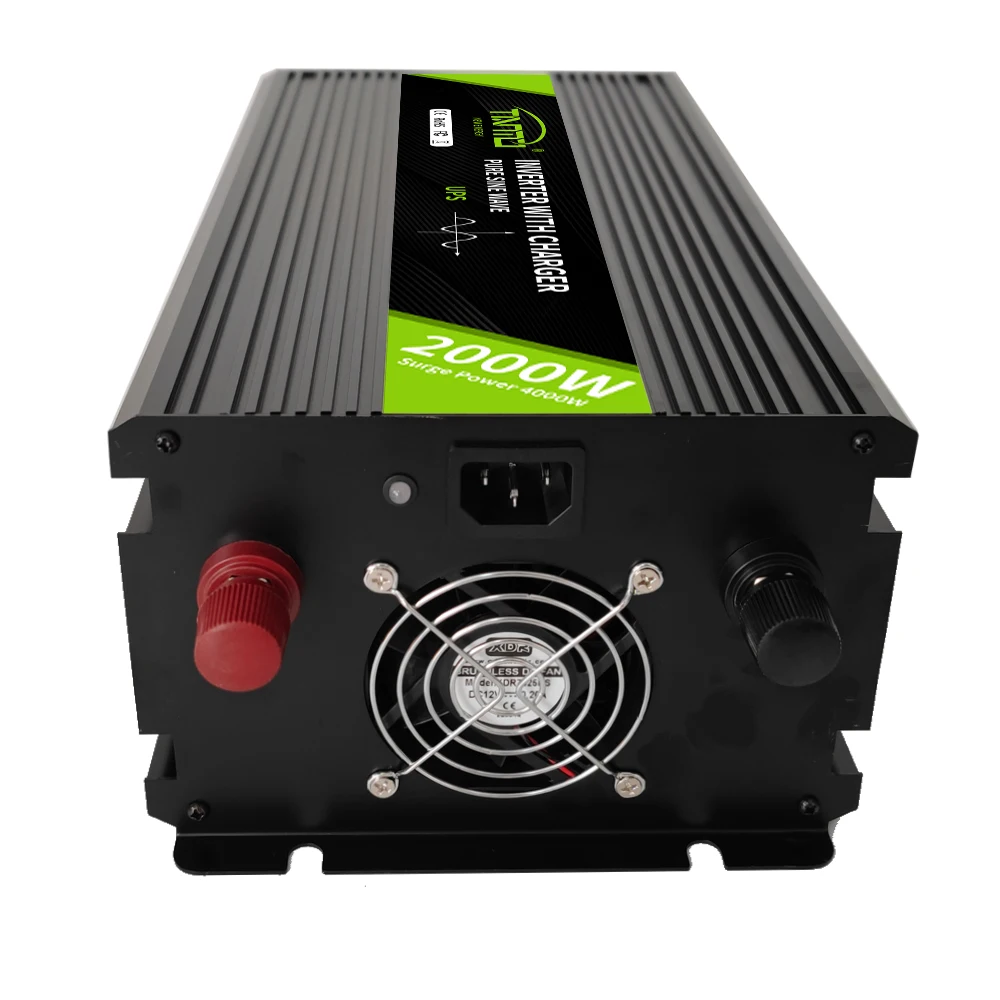 Tianmo Factory Pure Sine Power Inverter 24v 2000w 12v 220v Power Inverter With Charger Ups