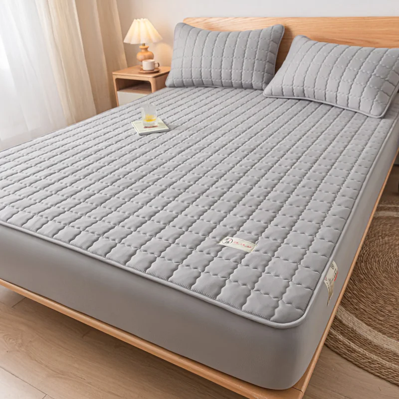 A-Class Hypoallergenic Waterproof Mattress Protect Cover - Antibacterial Quilted Cover for a Healthy Sleep Environment