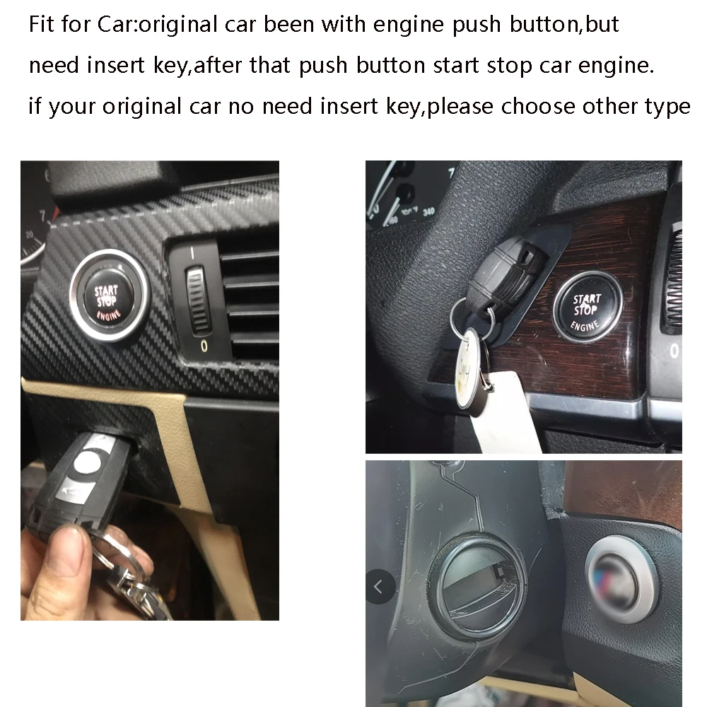 Push To Start For 5 Series E60/E61 3 Series E90/E91/E92/E93/X1 E84/X6 E70/X7 E71 /Z4 E89/ Keyless Entry Remote Start System